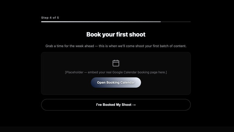 Book a Call preview
